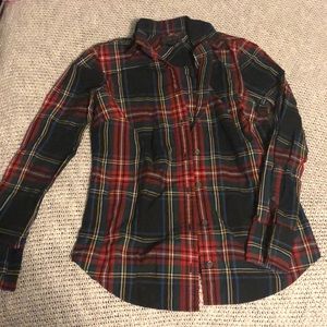 JCREW - perfect fit plaid button up